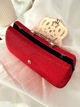 Load image into Gallery viewer, Vintage Red Clutch