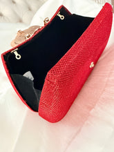 Load image into Gallery viewer, Vintage Red Clutch