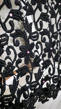 Load image into Gallery viewer, Vintage Crystal Crochet Jacket