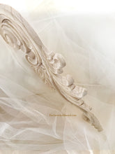 Load image into Gallery viewer, Wood Flourish Ornaments Vintage French Christmas Decorations