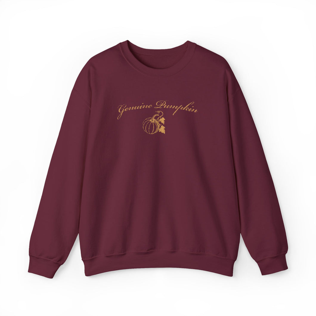 Genuine Pumpkin Embroidered Sweatshirts