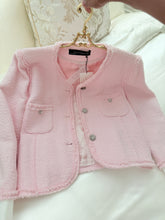 Load image into Gallery viewer, Blush Pink Classic Zara Short and Jacket Set
