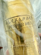 Load image into Gallery viewer, Alexander Brass Salt &amp; Pepper Mill

