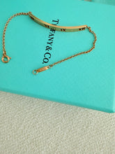 Load image into Gallery viewer, Tiffany &amp; Co Pierced Atlas Bracelet 18k Gold W Diamond

