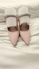Load image into Gallery viewer, Rhinestone Mules Heels

