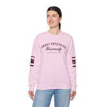 Load image into Gallery viewer, Fall Soft blush pink sweatshirts for women Witty Sweet Potato Pie University funny sweatshirts . Classy women&#39;s holiday sweatshirt 2025
