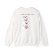 Load image into Gallery viewer, Stars Hollow sweatshirt, Gilmore Girls sweatshirt, Stars Hollow crewneck, cozy fall sweatshirt, burgundy crest sweatshirt, sand ash white sweatshirt, vintage style sweatshirt, cozy gift for her, classic town sweatshirt, coffee lover sweatshirt, Lukes Diner sweatshirt, Dragonfly Inn sweatshirt, soft cotton sweatshirt, heavyweight crewneck, nostalgic sweatshirt, TV show sweatshirt, comfy winter sweatshirt
